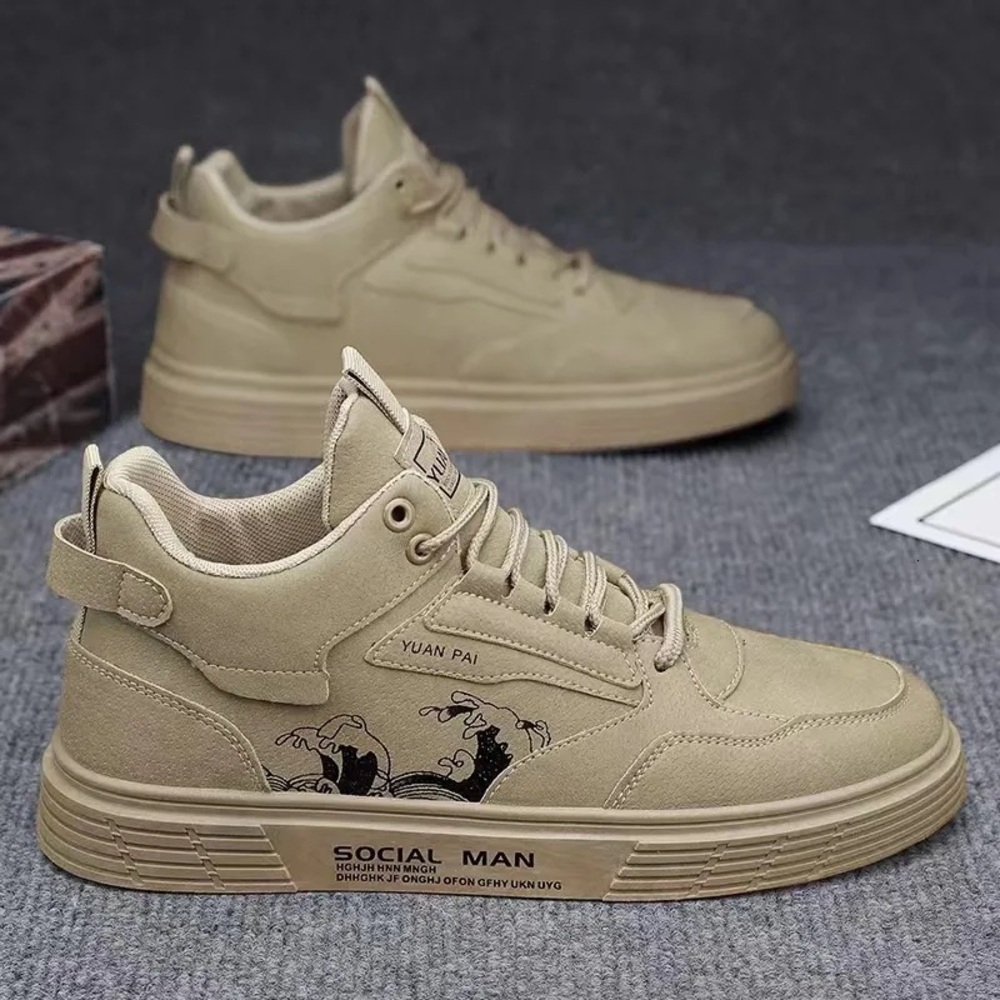 Men's Tan High Top Sneakers ‼️ BRAND NEW‼️ Brand - Social Man